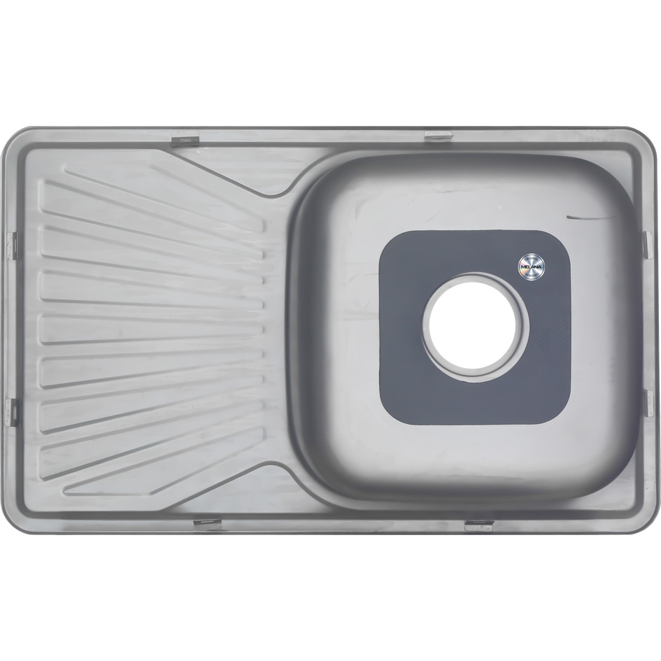 Мойка 7848 U MELANA 0,8/180 врезная прямоугольная с сифоном (123 t *10) 123 t (*10) - Вид №2
