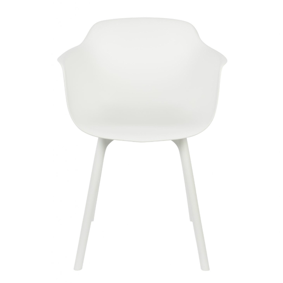 Кресло Mae, белое White Label Living 1200163 - Вид №6