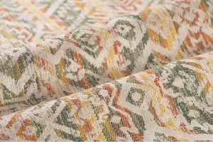 COLORISTICA Philosophy Colorful col.02 Портьерная ткань  Лён  Philosophy Разноцветный / желтый / зеленый