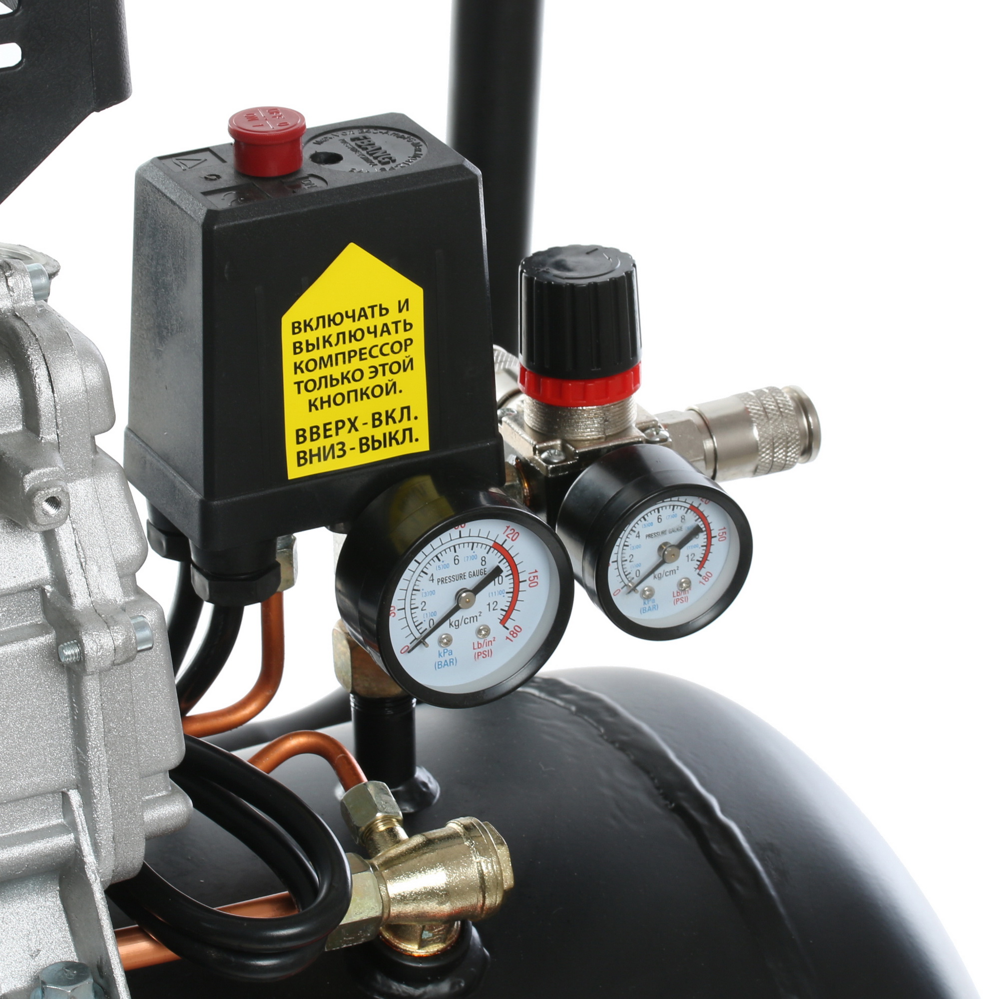 Компрессор поршневой масляный Quattro Elementi KM 50-260 248-498 1167350 STDN-0110382 - Вид №7