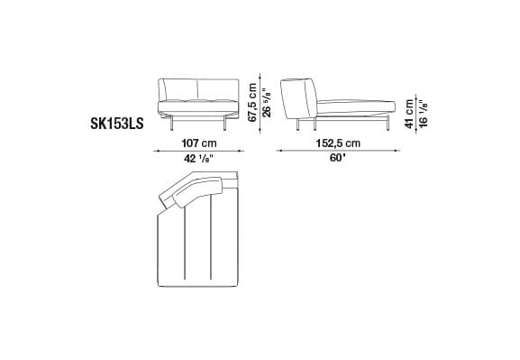 4-местный кожаный диван B&B Italia SAKé ARCH-00129422 - Вид №6