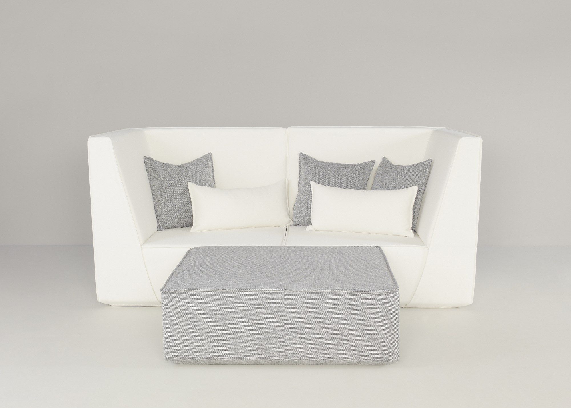 2-местный модульный тканевый диван Cubit by Mymito ARCH-00132467 - Вид №7