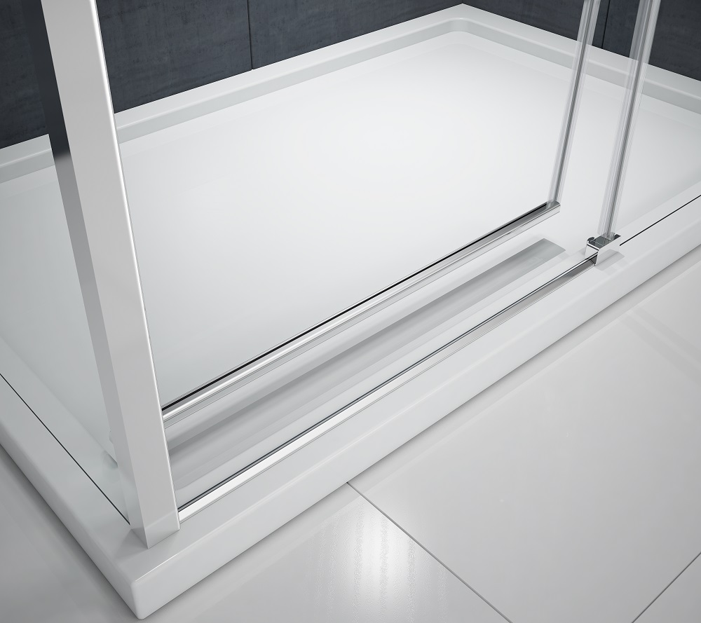 Дверь душевая для установки с боковой панелью MBLA1400L Merlyn MBOX Хромированный  - Вид №2