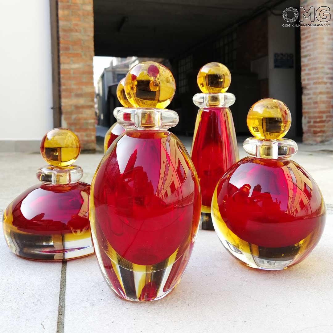 3858 ORIGINALMURANOGLASS Флакон Ежевика - соммерсо - муранское стекло OMG 8 см  - Вид №1