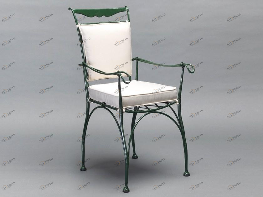 OFFICINACIANI Садовый стул из железа с подлокотниками Florio Gf4005ch-b 