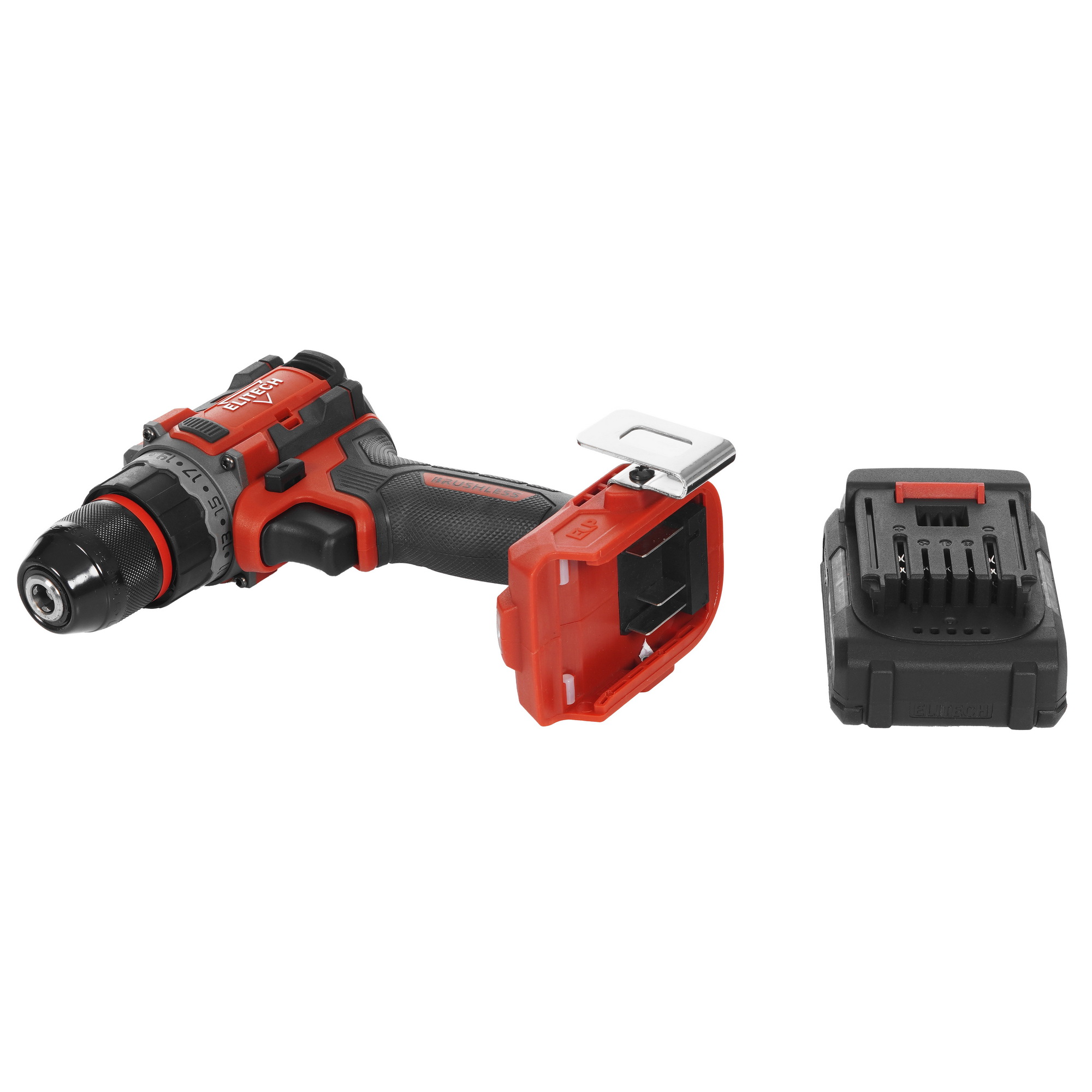 Дрель-шуруповерт Elitech ДА 20БЛ2   , Без ЗУ, Без АКБ 9207944 STDN-0001592 - Вид №4