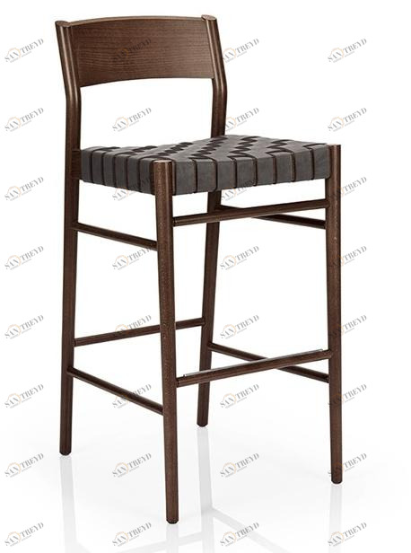 JMS Барный стул из массива дерева Leonor M929 tw