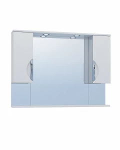 Зеркало Callao 1000 со спотом1000⨉160⨉700 мм белый