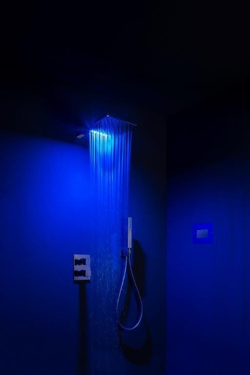 Металлическая Светодиодная насадка для душа tender rain Soffione doccia con cromoterapia ARCH-00061446 - Вид №3