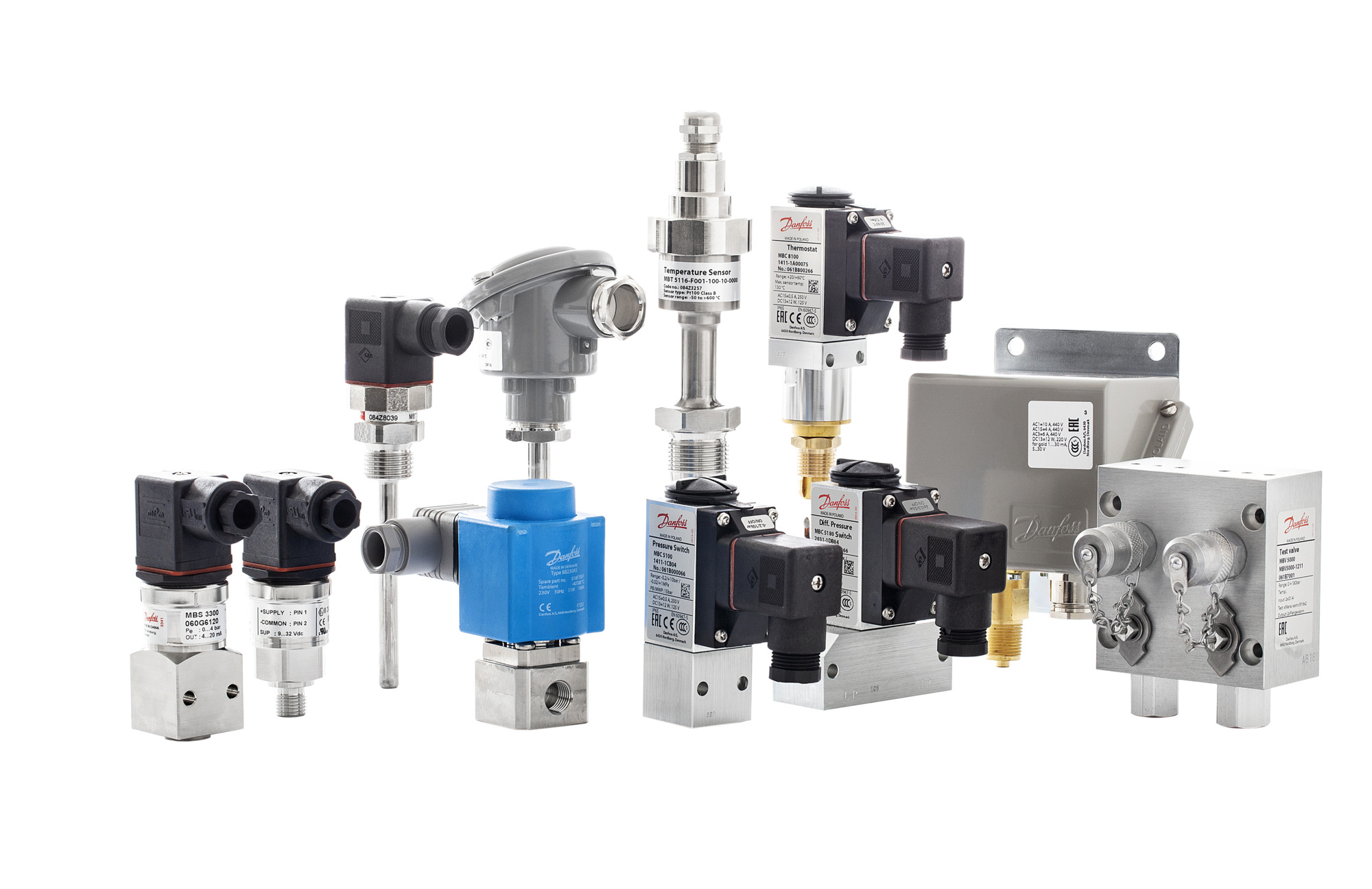 Danfoss MBS 3300 — преобразователи (датчики) давления для судостроения MBS 3300 Преобразователь давления 060G1468  - Вид №32