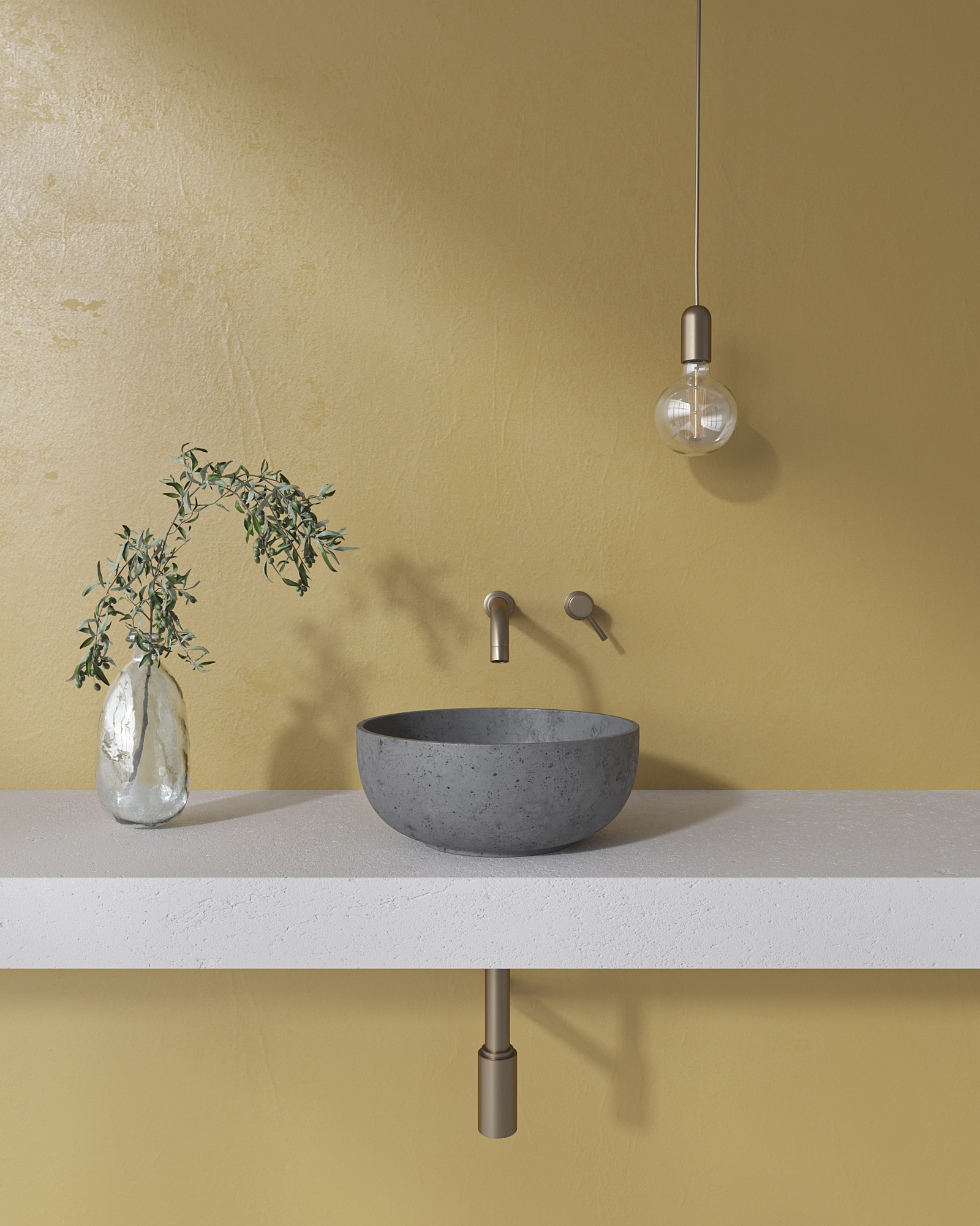 WВ-603S Раковина из бетона WB-603S BET-ON BetOn  - Вид №1