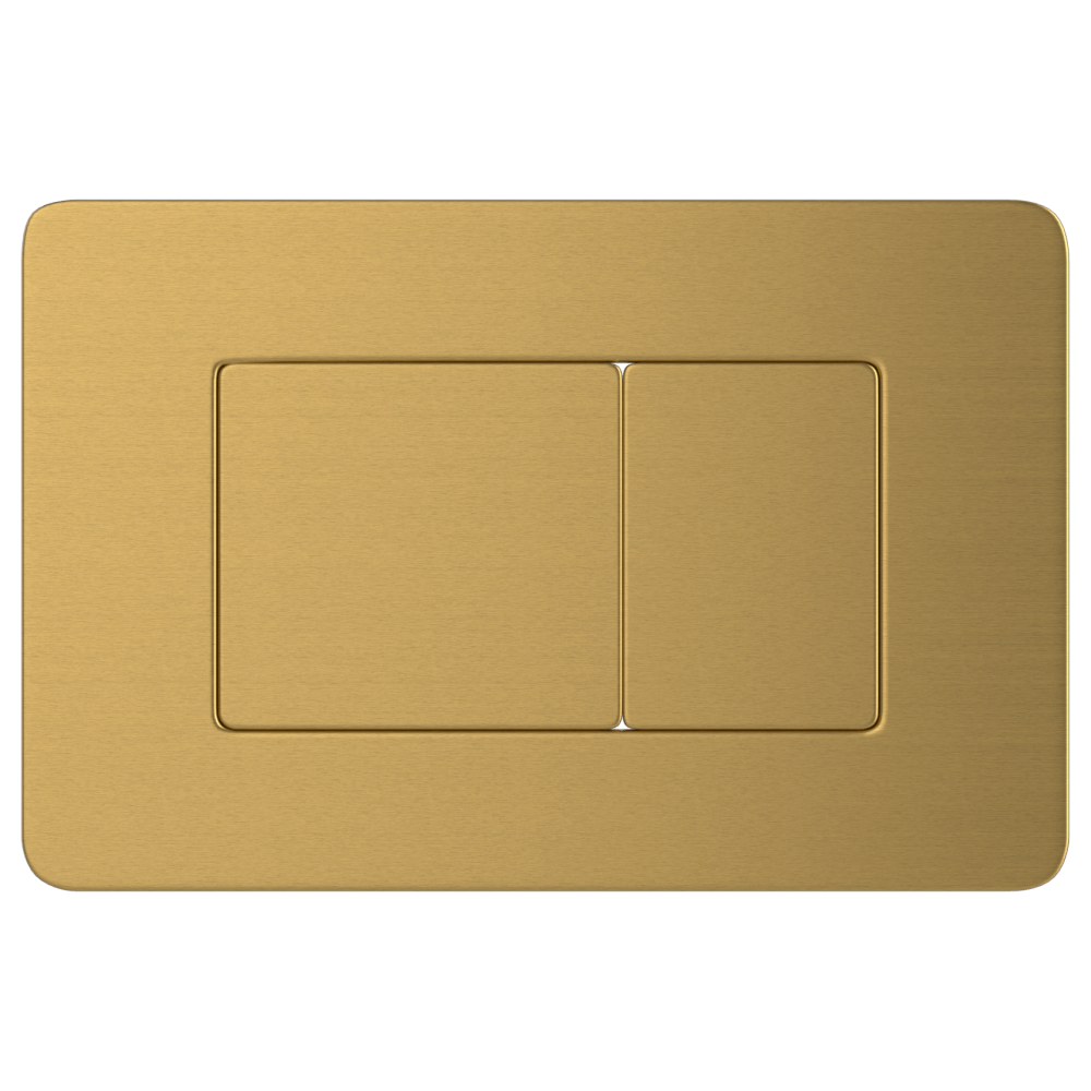 R301-B Двойная кнопка смыва с латунным покрытием duten 