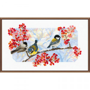 1305 Набор для вышивания Зимний день 40 х 24 см RIOLIS Сотвори Сама