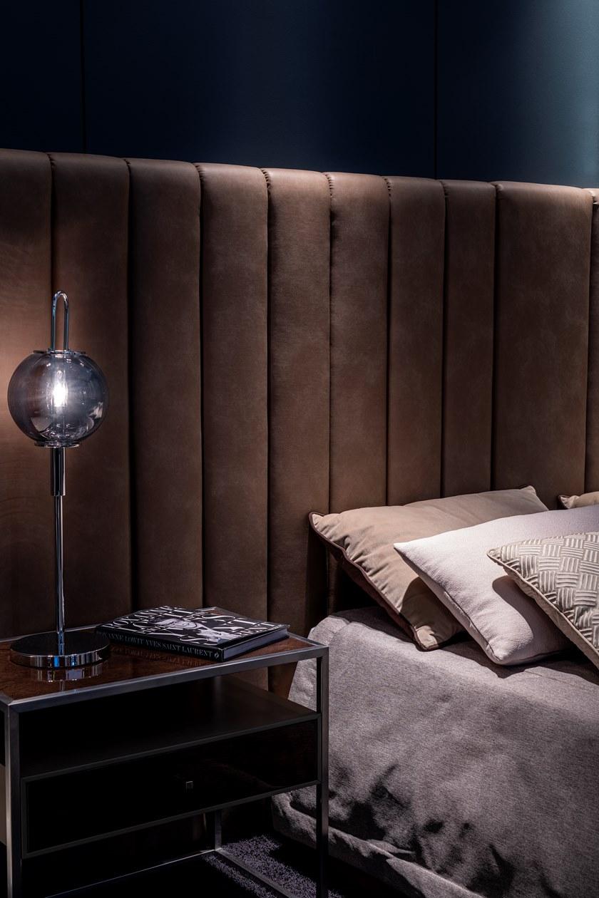 Stylish Club Двуспальная кровать из экокожи с мягким изголовьем Milan Scf.mn15 - Вид №2
