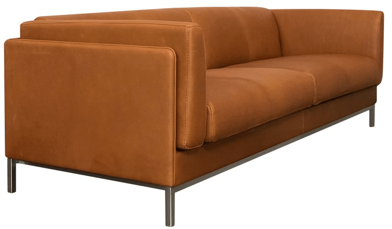 Duvivier Canapés 3-х местный кожаный диван со съемным чехлом  Bartxf21, bartxf22, bartxf23  - Вид №1