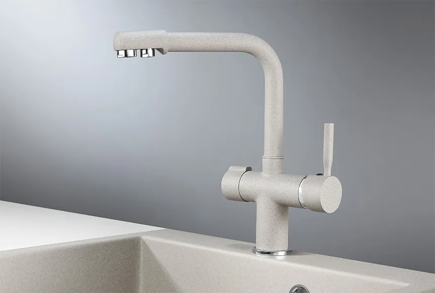 2088, БАЗАЛЬТ, СМЕСИТЕЛЬ КУХОННЫЙ GRANULA 2088-ST100