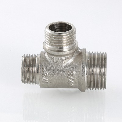 VTr.131.RN.050404 Фитинг резьбовой – тройник переходной c наружной резьбой Valtec 3/4" х 1/2" х 1/2"  - Вид №4
