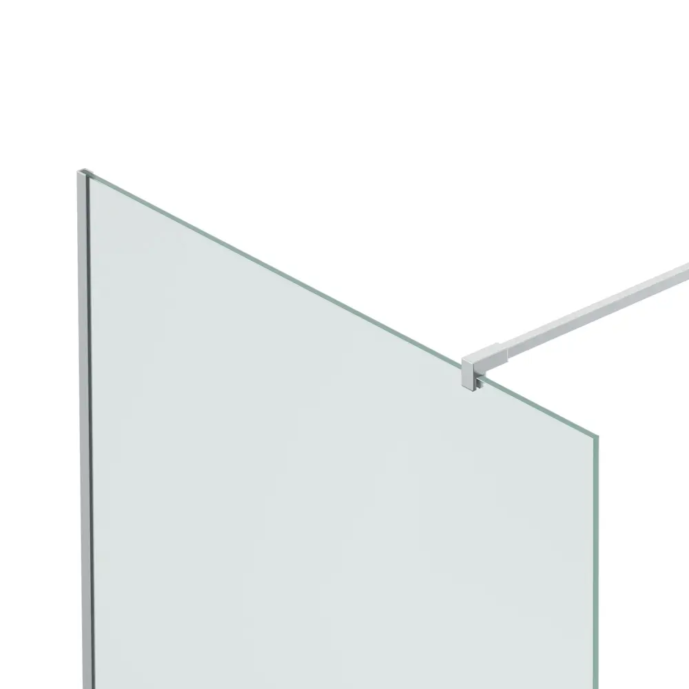 Душевая перегородка Mebelvann 110×200 см с хромированным профилем и прозрачным стеклом 89372138 STLM-1346601 - Вид №1