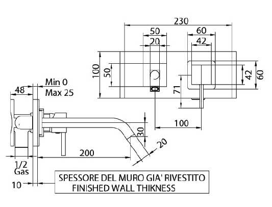751120SN01 Смеситель Bandini Ice Cube Santreyd - Вид №1