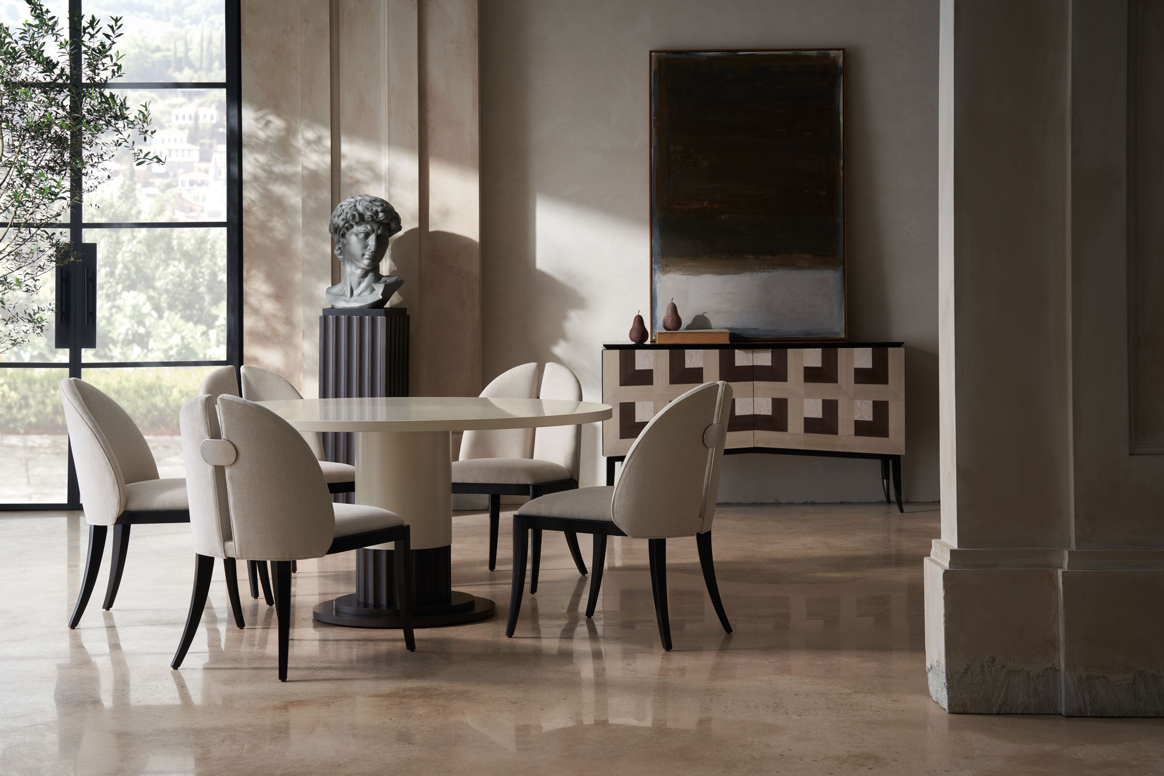 Круглый деревянный обеденный стол Caracole DORIAN ARCH-00121556 - Вид №1