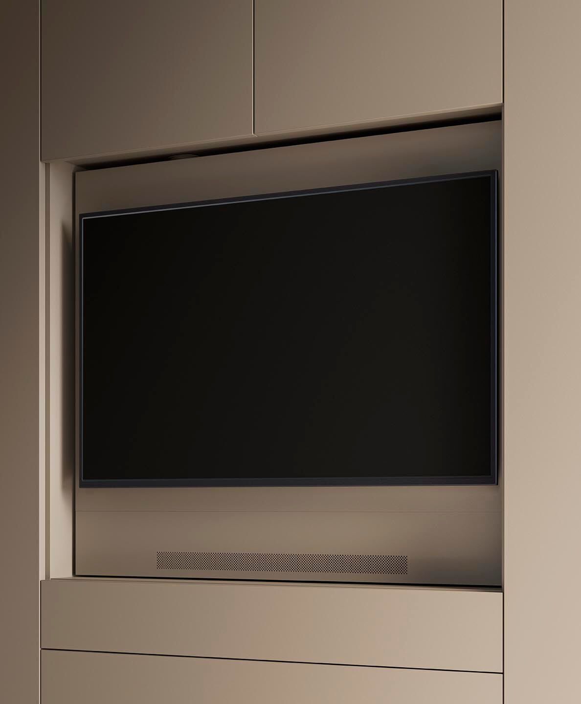 Оборудованная стена с подставкой для телевизора Alf DaFrè покер ARCH-00147283 - Вид №6