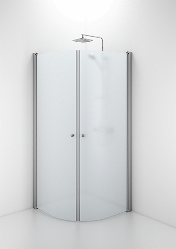 58900192 Гнутая дверь IFO Space SBNF, алюминиевый профиль, матовое стекло с ручкой, SBNF 900 - Вид №2