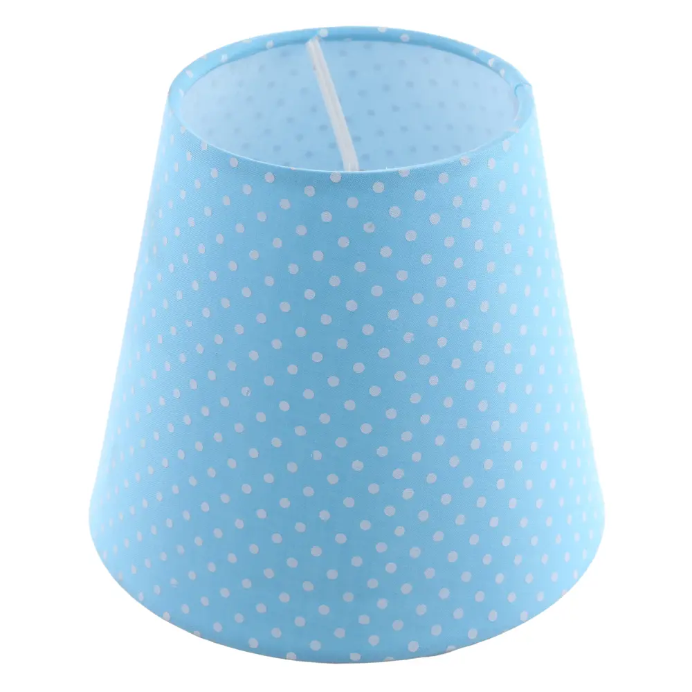 Абажур Blue with white dots малый 1xE14, цвет голубой LAMPLANDIA STLM-2049031