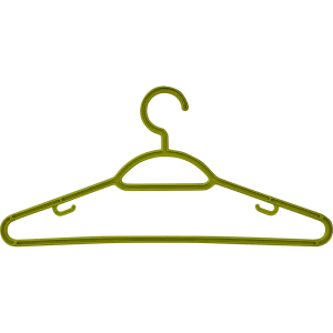 Плечики Martika 42x20.6 см полипропилен цвет оливковый