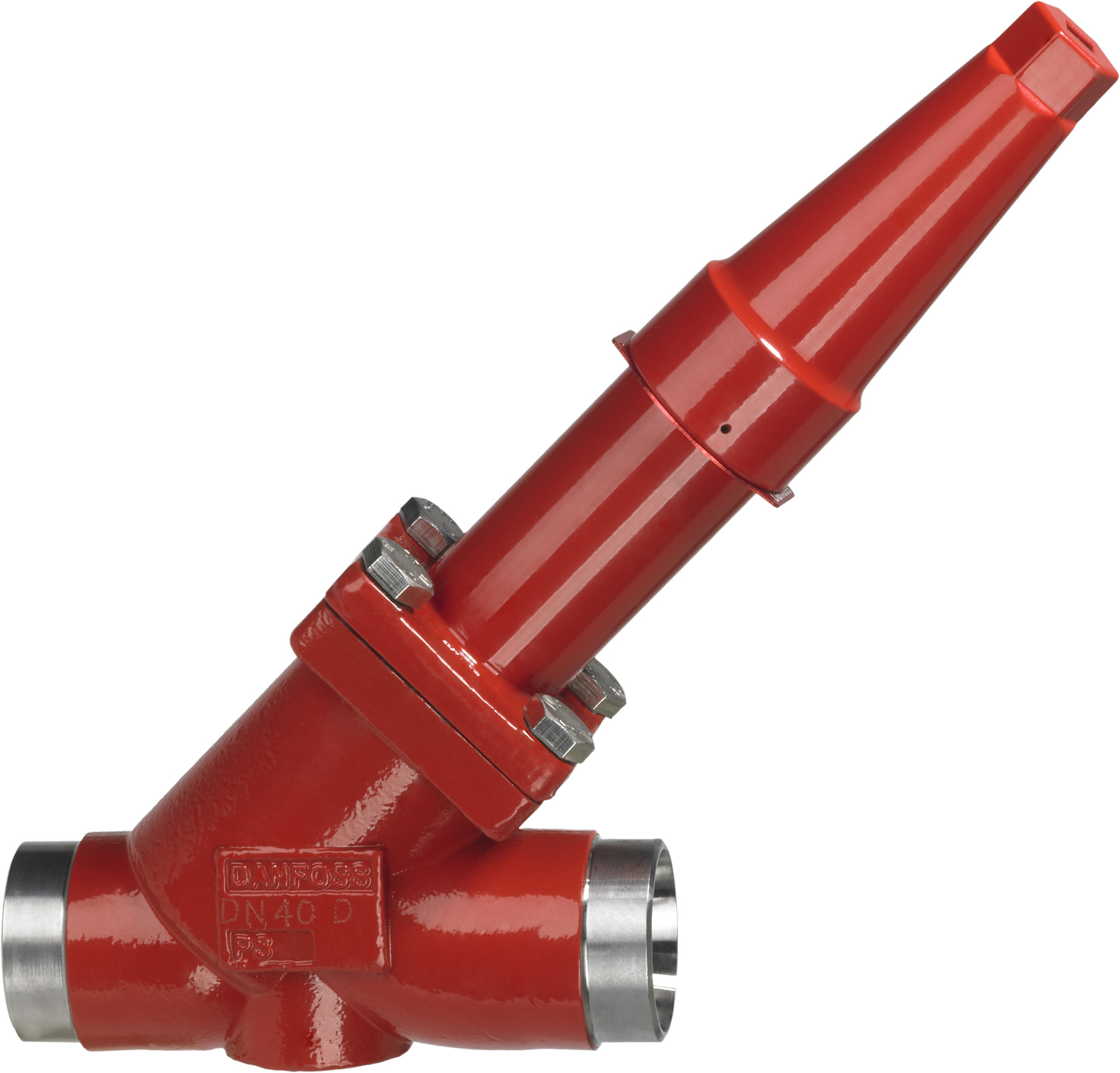 Danfoss SVA-L — запорные клапаны с удлиненным штоком SVA-L 40 D ANG CAP Запорный клапан 148B5641  - Вид №5