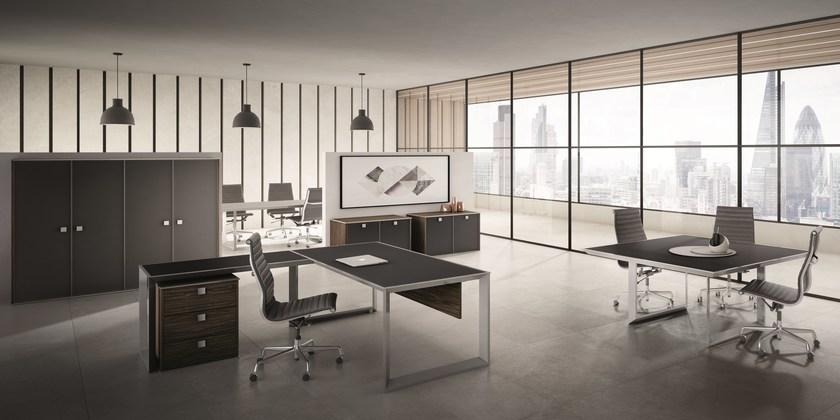 IFT Угловой стол из алюминия и стекла 45/90 sun-id-1446071 - Вид №5