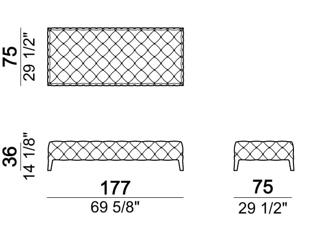 Кожаный диван capitonné Arketipo ARCH-00083049 - Вид №8