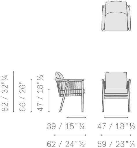 Poltrona Frau Кожаное кресло с подлокотниками La collezione - divani e poltrone sun-id-1424093 - Вид №13
