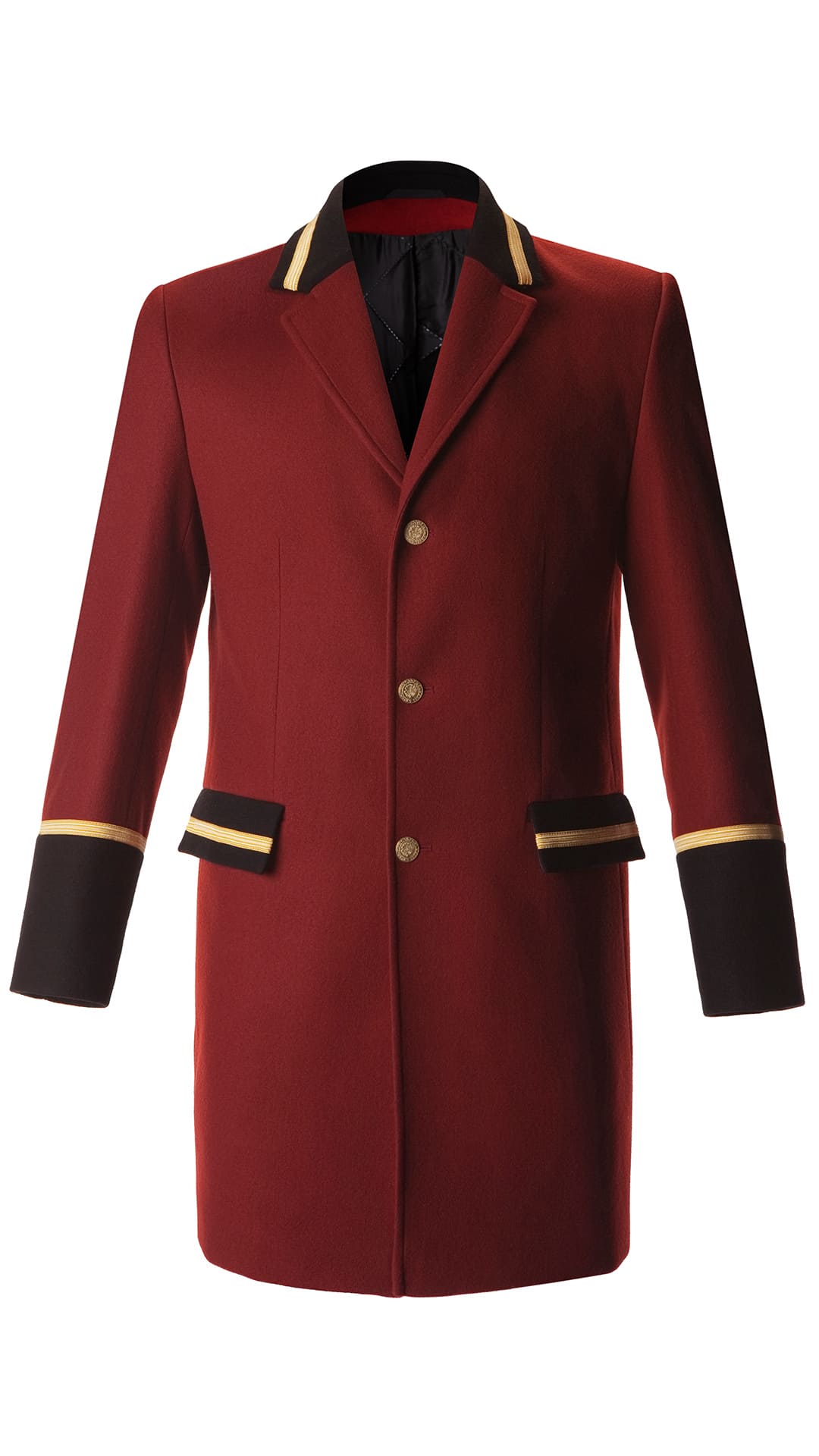 67735 Жакет удлиненный  Швейцар bordeaux (бордо) El-Risto  Бренд "El-Risto" (Эль Ристо), каталог товаров размер 54/182  - Вид №3