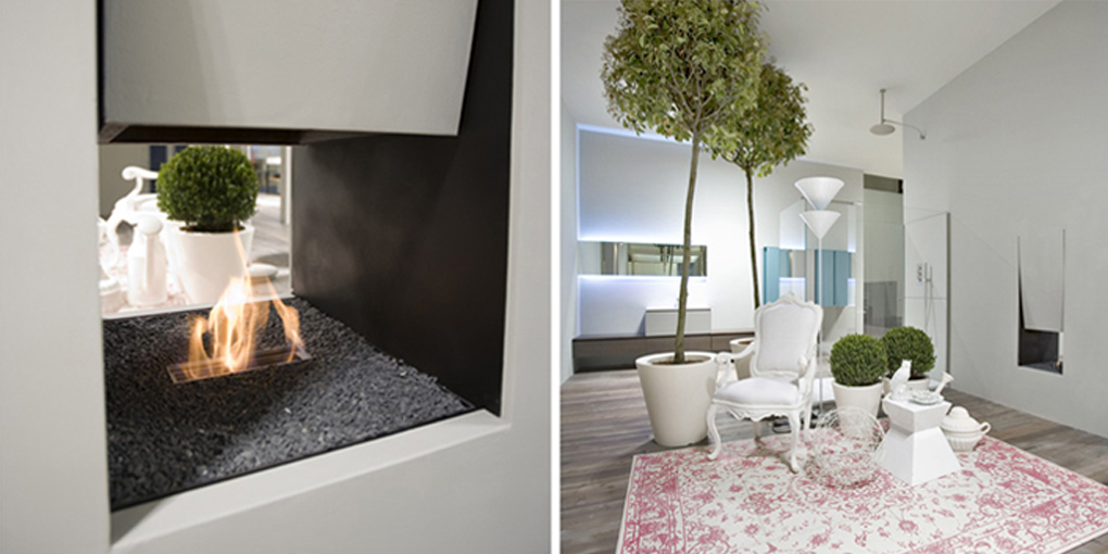 Камин двухсторонний на биоэтаноле CANTOBC63F Antonio Lupi CANTO DEL FUOCO встраиваемый Antoniolupi - Вид №1