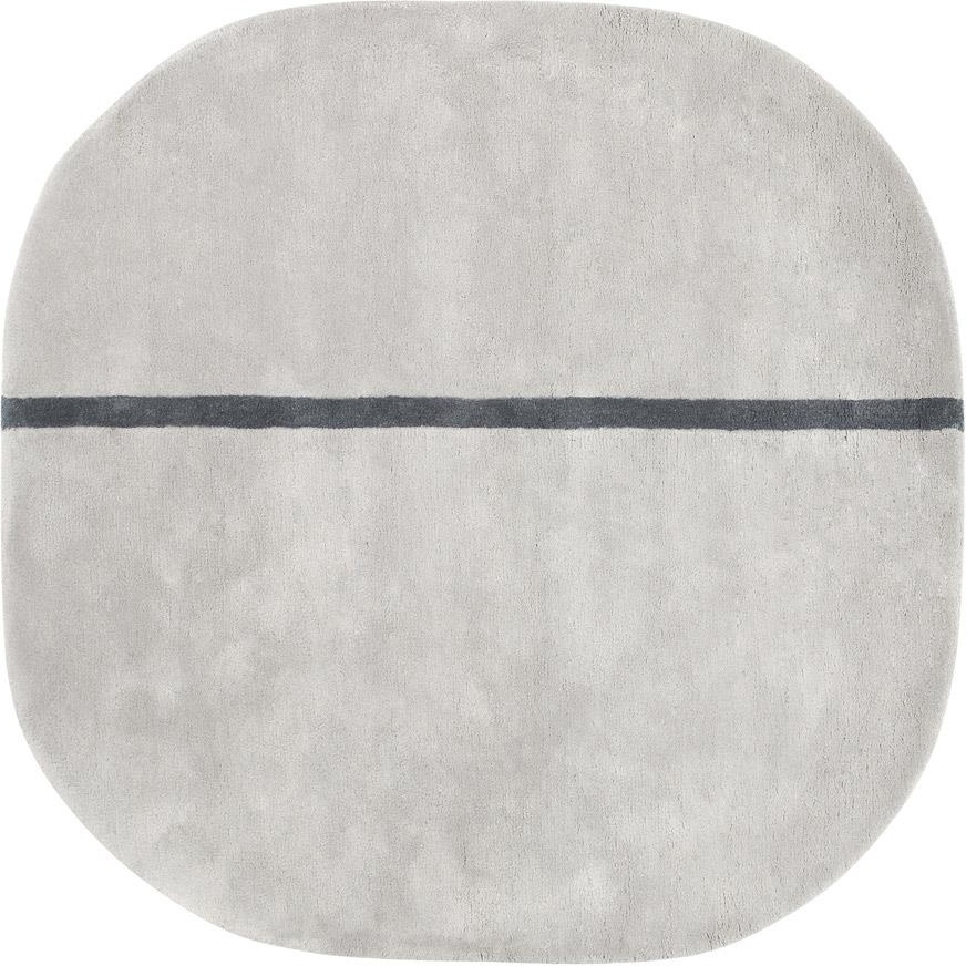 602441 Oona Rug 140x140 Серый Normann Copenhagen 