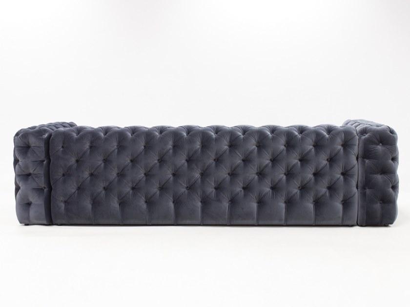 CREARTE COLLECTIONS Стеганый велюровый диван 4 мест Capiton contemporain 15 - Вид №2