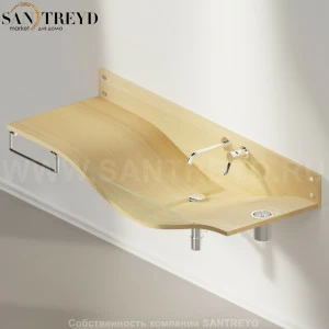 AGAB03501RSXRN Подвесная раковина настенная прямоугольная Agape