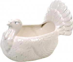 10627704 Certified International Блюдо 3D Certified Int. Осенние поля.Индюшка 25х18см, керамика Керамика