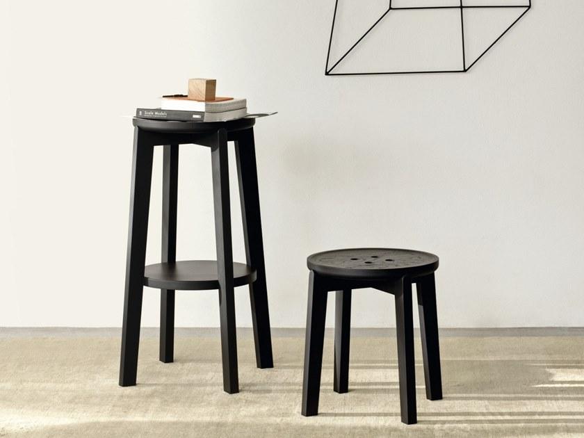 Very Wood Низкий табурет из дуба Rond sun-id-1405507 - Вид №4