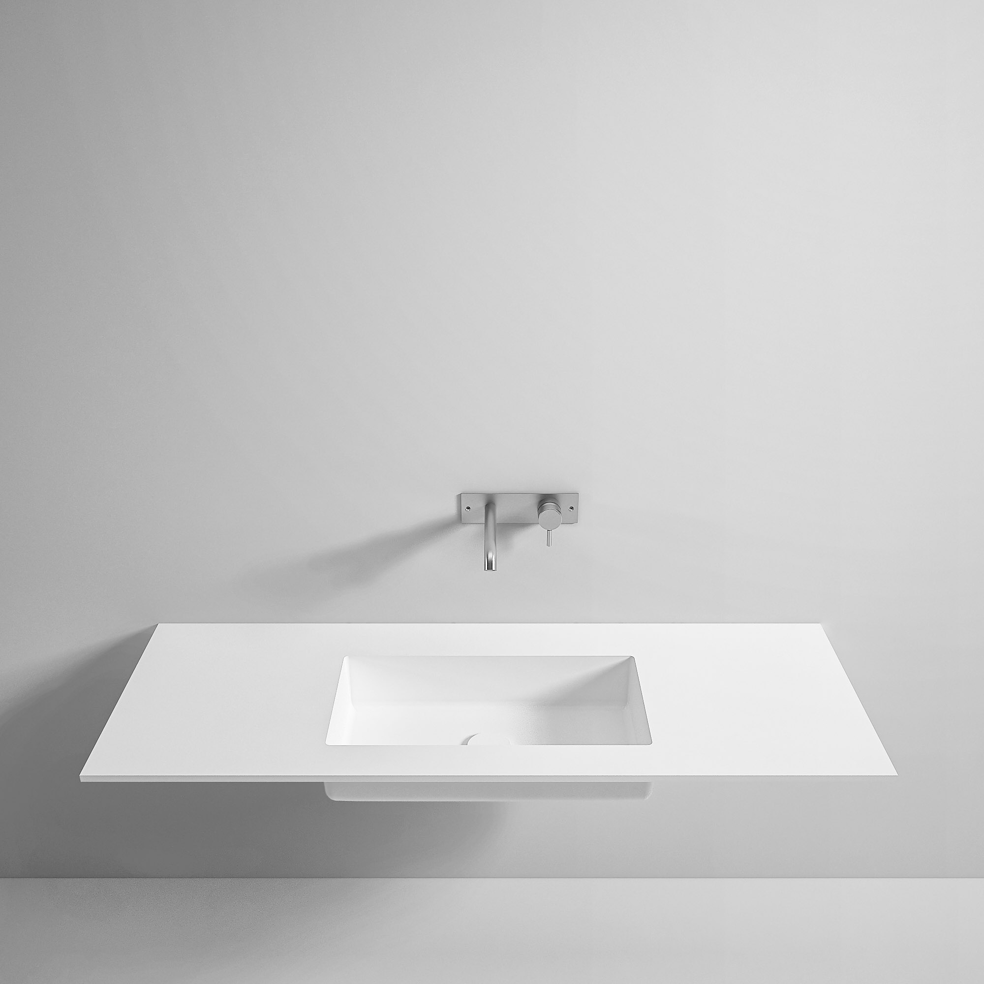 Rexa Design Столешница Korakril ™ с прямоугольной раковиной REXA-ST105 