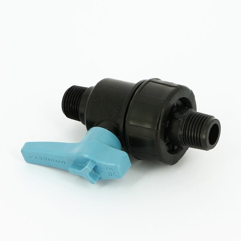 Кран НН Unidelta 1/2" для труб ПНД полипропилен PP-B 1074002002001 - Вид №3