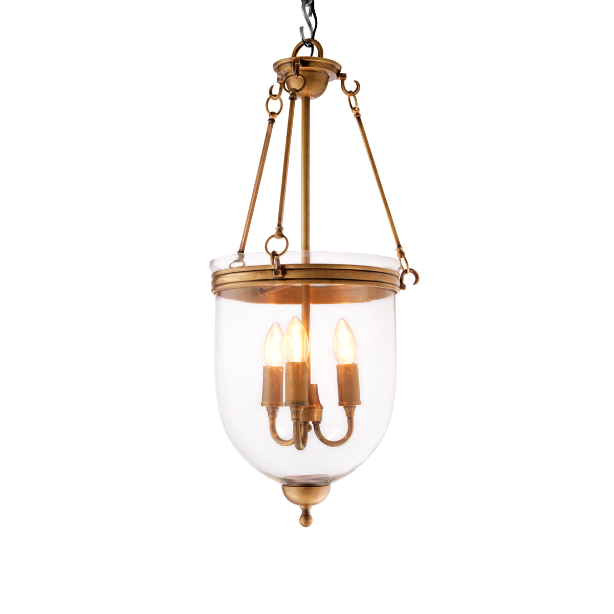 Фонарь Cameron S от Eichholtz золотой 109235 EICHHOLTZ ДИЗАЙНЕРСКИЕ, EICHHOLTZ 060563 Прозрачный  - Вид №1