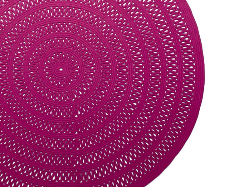 Paola Lenti Однотонный круглый коврик из шерсти Natural sun-id-1477594 - Вид №1