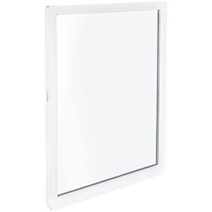 Пластиковое окно ПВХ Рехау 90x60 мм (ВхШ) однокамерный стеклопакет белый (с двух сторон)