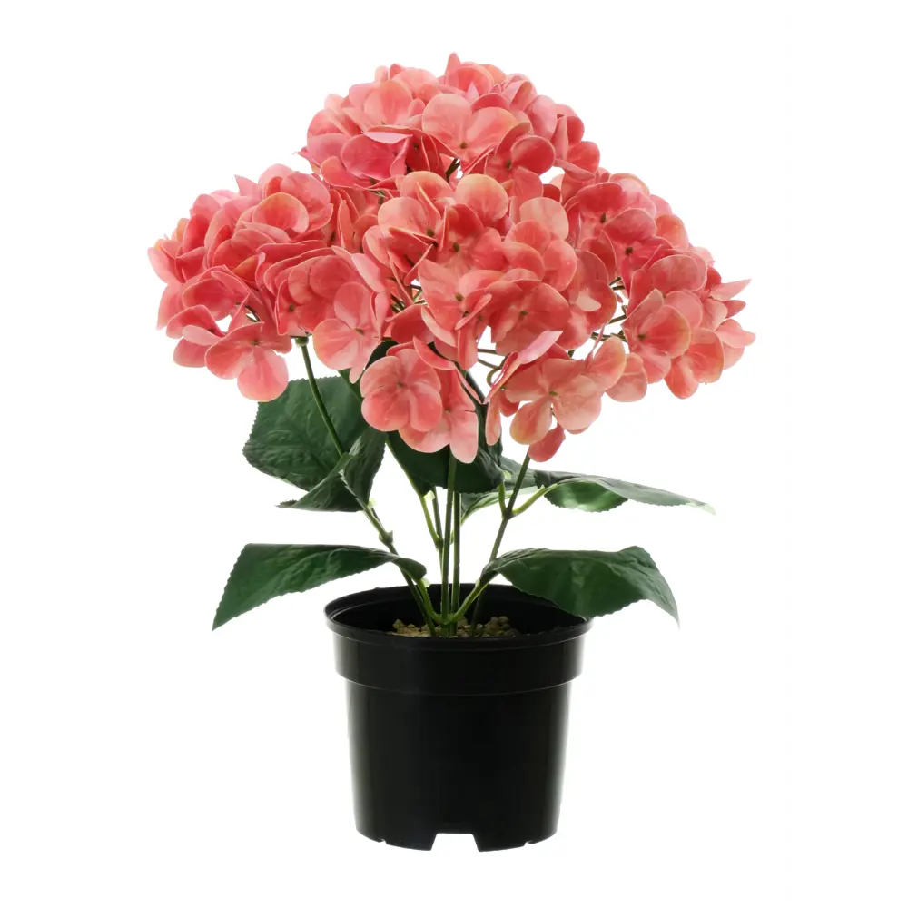 89356237 Искусственное растение в горшке гортензия h35 см цвет розовый STLM-0952900 Santreyd  - Вид №1