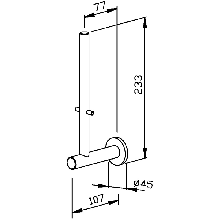731225 Двойной держатель для рулонов туалетной бумаги AC225-2 WAGNER_EWAR A-LINE Wagner Ewar  - Вид №1