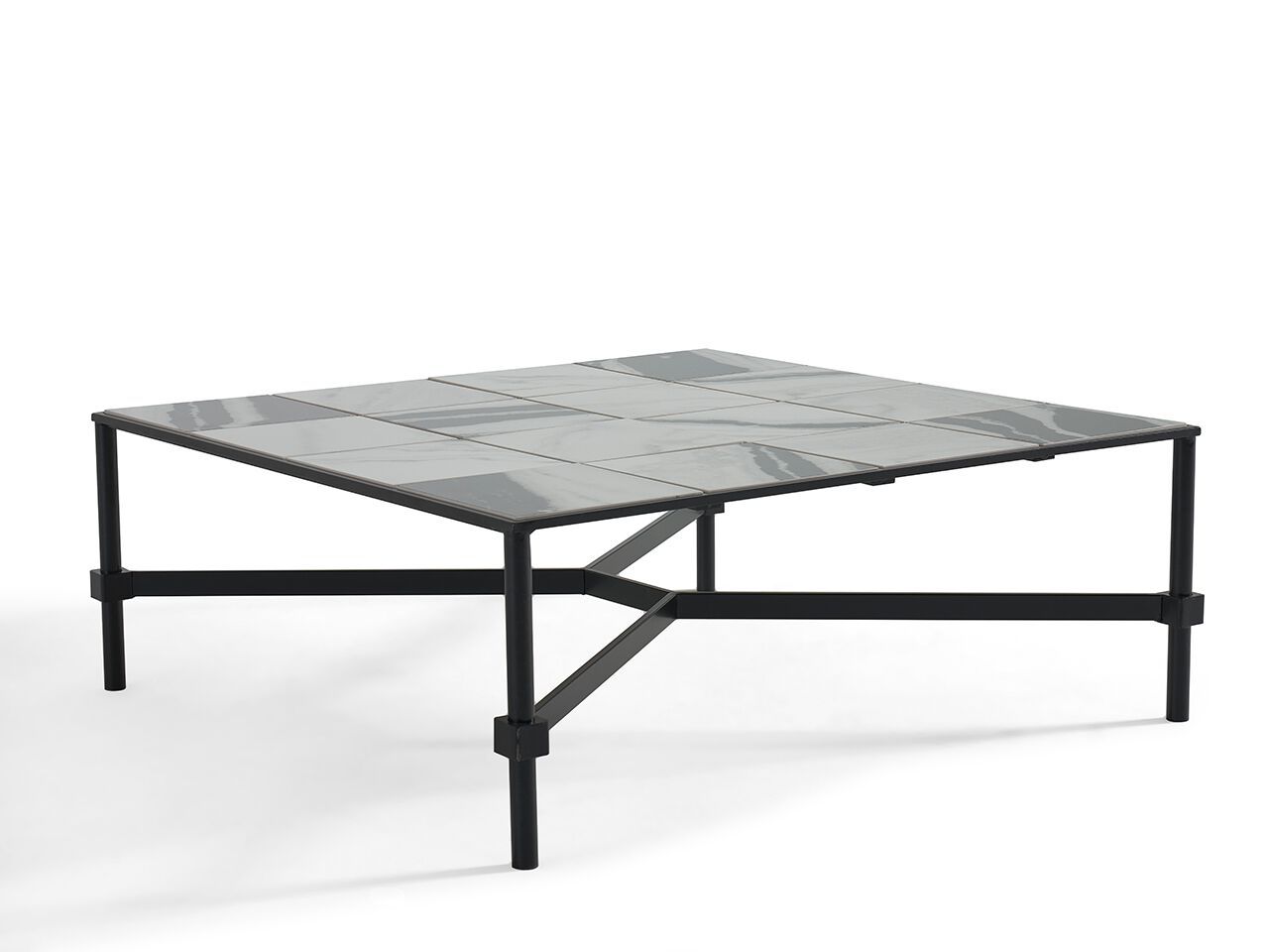 Квадратный садовый столик с керамической столешницей NDESIGN Ezora ARCH-00148116 - Вид №2