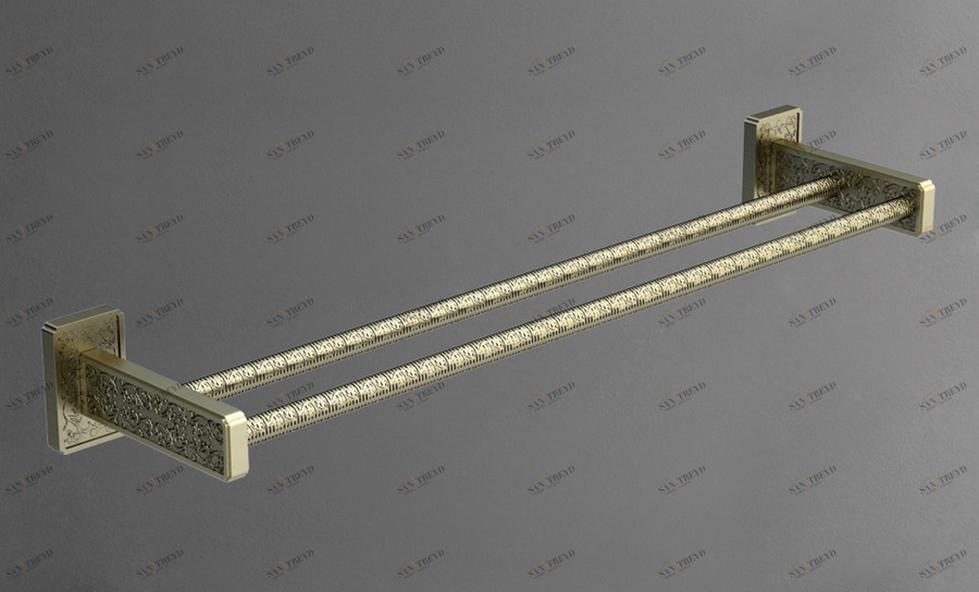 Двойной полотенцедержатель ART&MAX GOTICO AM-E-4848AQ 