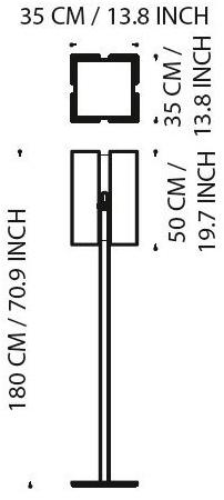 Торшер прямого света с диммером Quartet Santreyd sun-id-1501720 - Вид №1