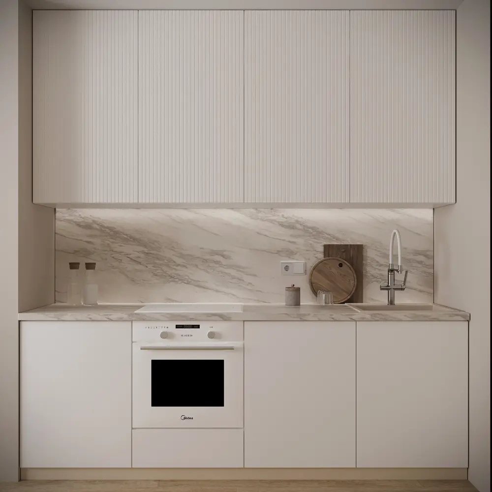 Konsensa Висла — элегантный фасад для кухонного шкафа с рельефными рейками 89385094 STLM-1576199 - Вид №7